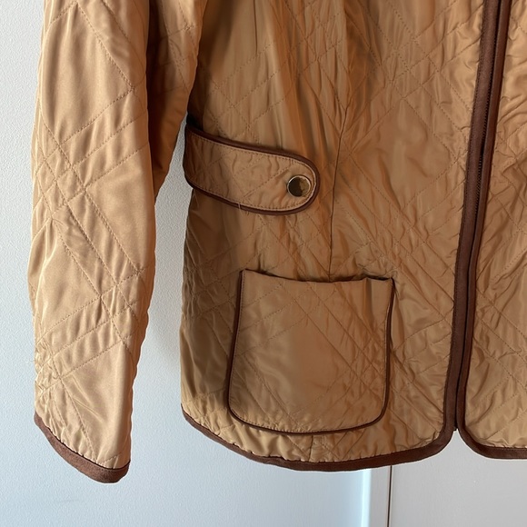 Charter Club Tan Quilted Jacket - Picture 3 of 4